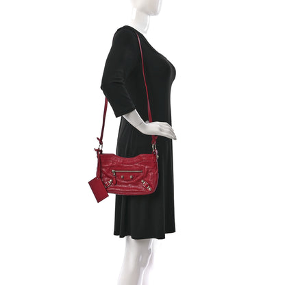 Balenciaga Agneau Giant 12 Silver Hardware Hip Rouge Sapphire 2 of 10