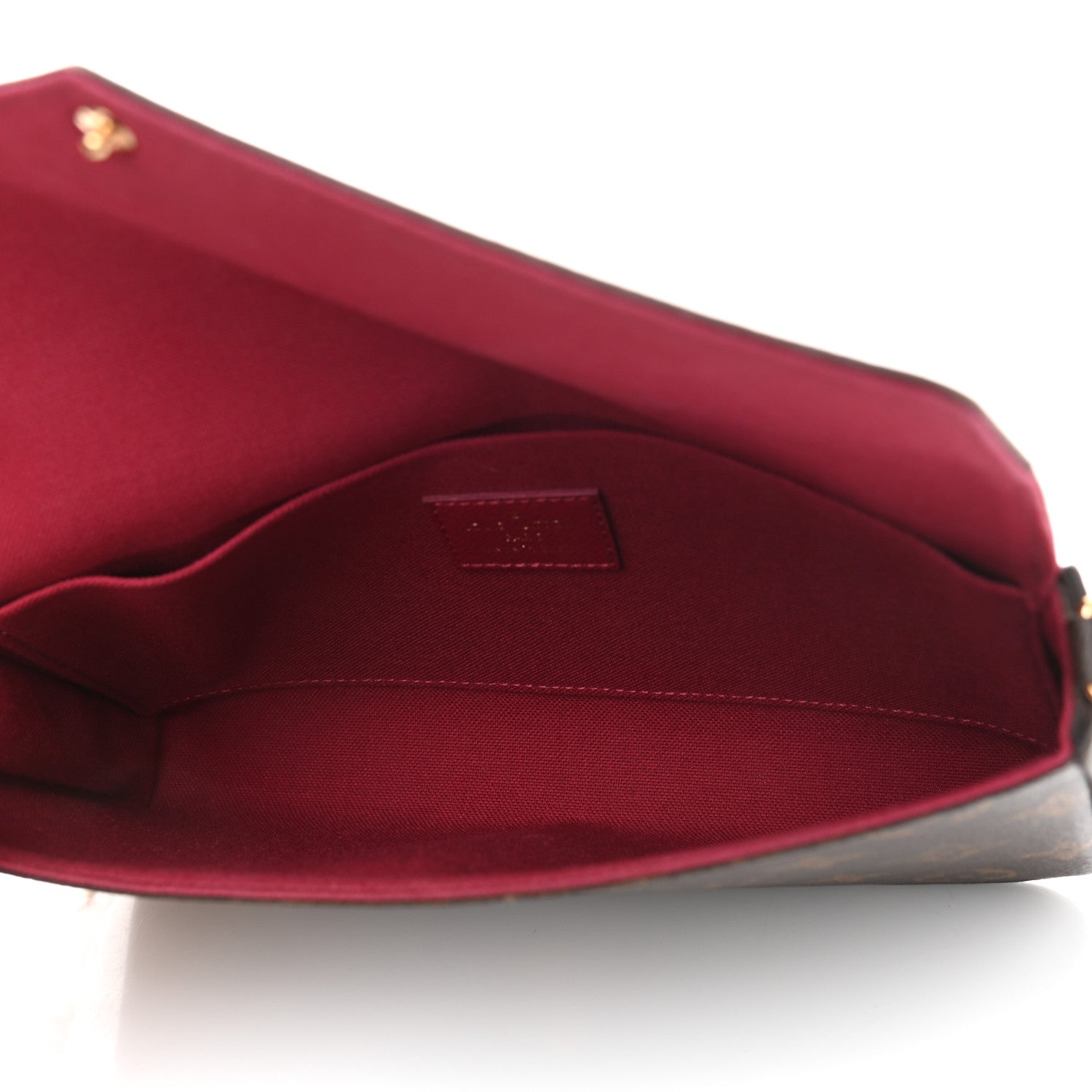Louis Vuitton Monogram Pochette Felicie Chain Wallet Fuchsia 6 of 13