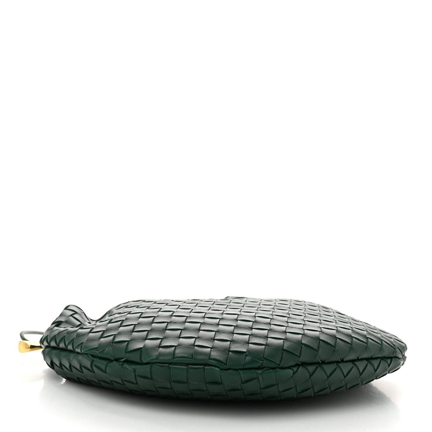 Nappa Intrecciato Medium Sardine Bag Emerald Green
