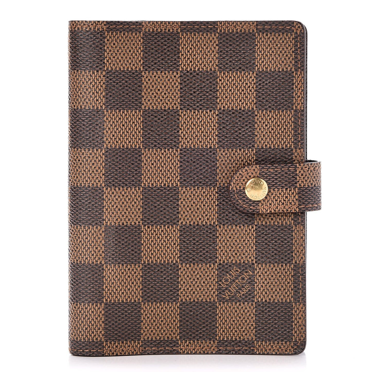 Damier Ebene Small Ring Agenda Cover
