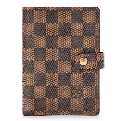 Louis Vuitton Damier Ebene Small Ring Agenda Cover 1 of 9