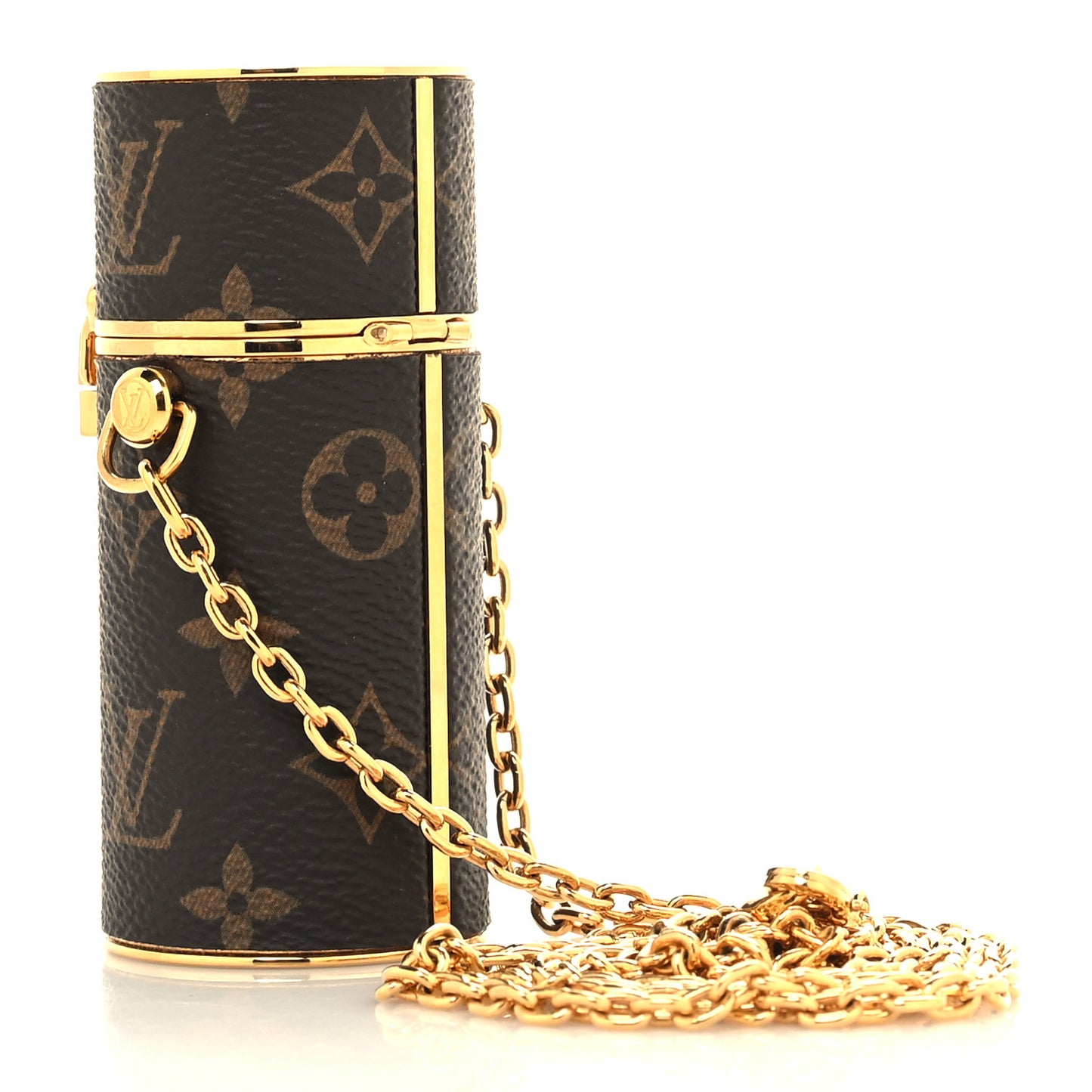 Monogram Chain Lipstick Case