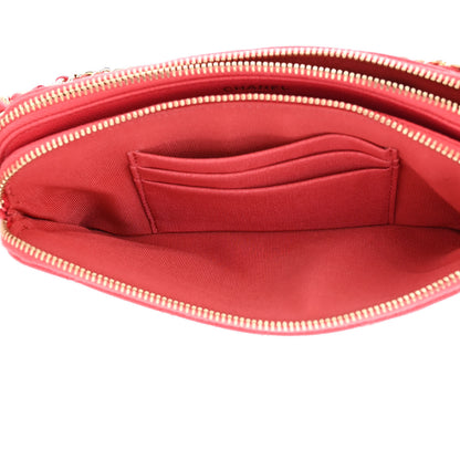 Chanel Caviar Quilted Small Clutch With Chain Pink 7 of 15