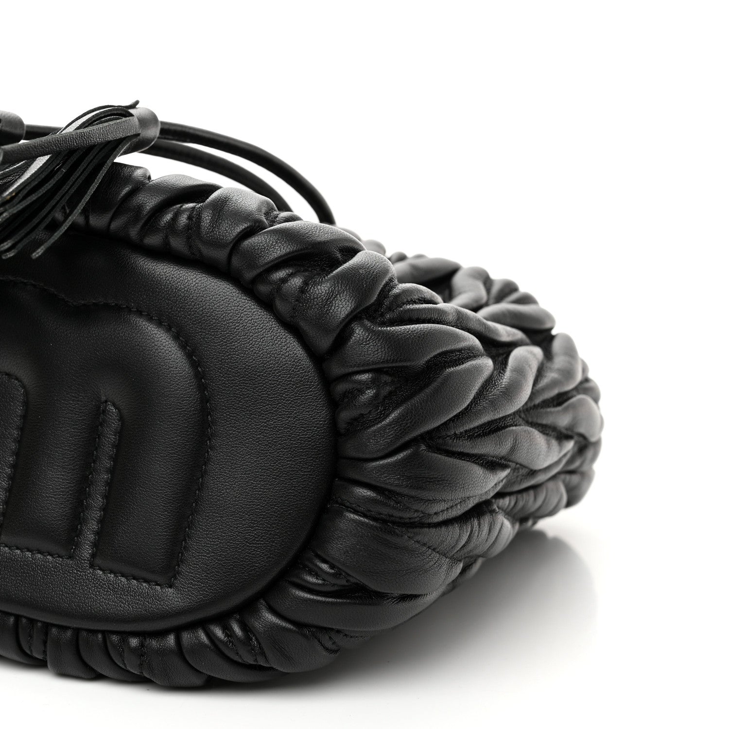 Miu Miu Nappa Matelasse Small Bucket Bag Black 9 of 9