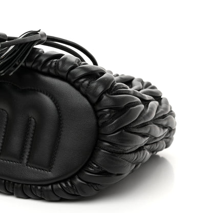 Miu Miu Nappa Matelasse Small Bucket Bag Black 9 of 9