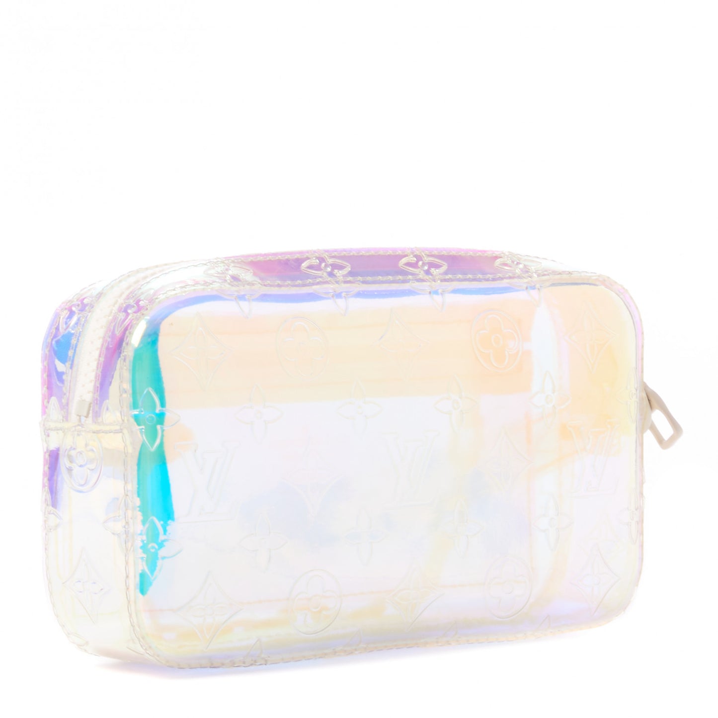 PVC Monogram Pochette Volga Iridescent Prism