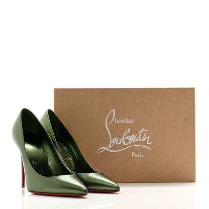 Christian Louboutin Metallic Nappa Kate 100 Pumps 38 Verlaine 8 of 8