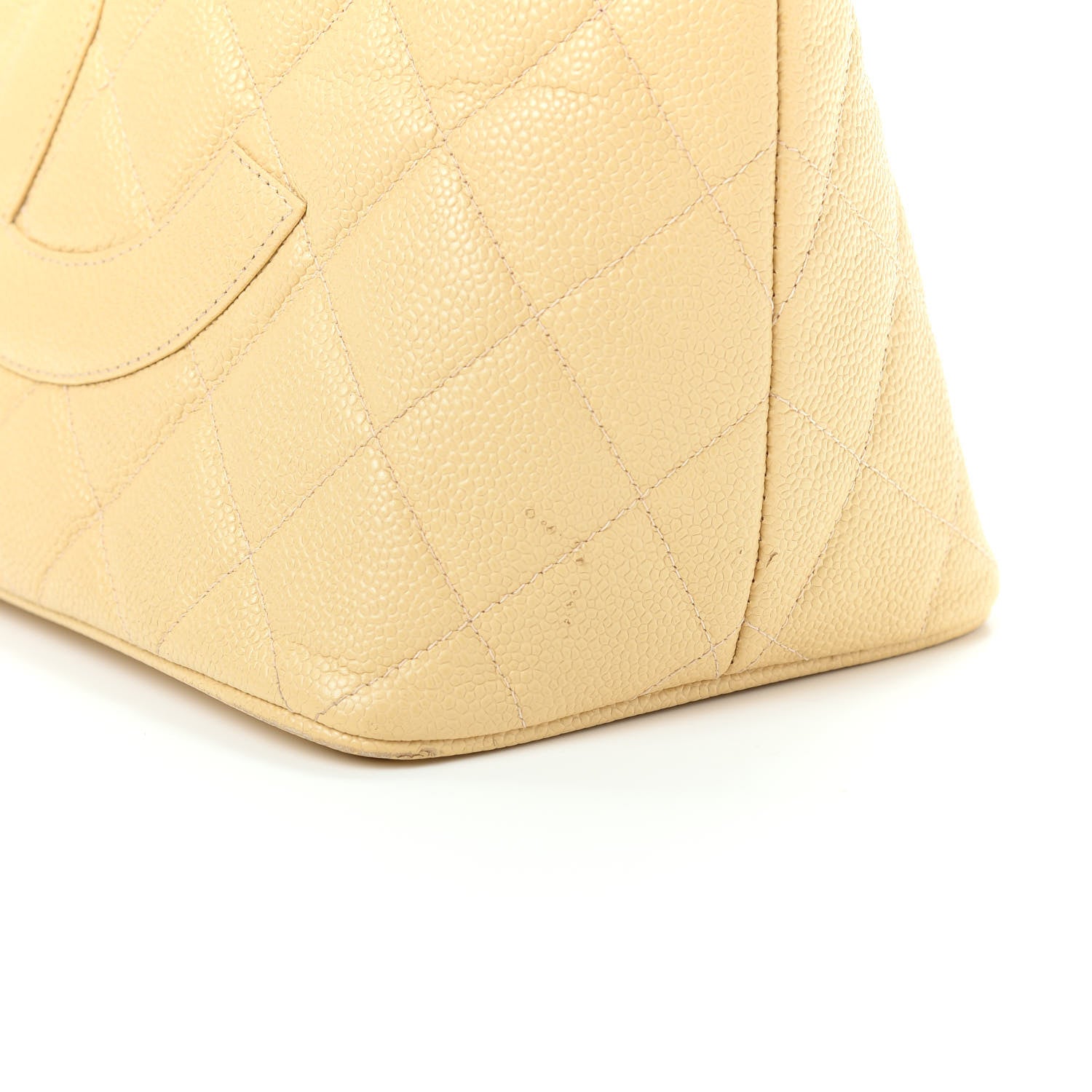 Chanel Caviar Quilted Medallion Tote Light Beige 12 of 12