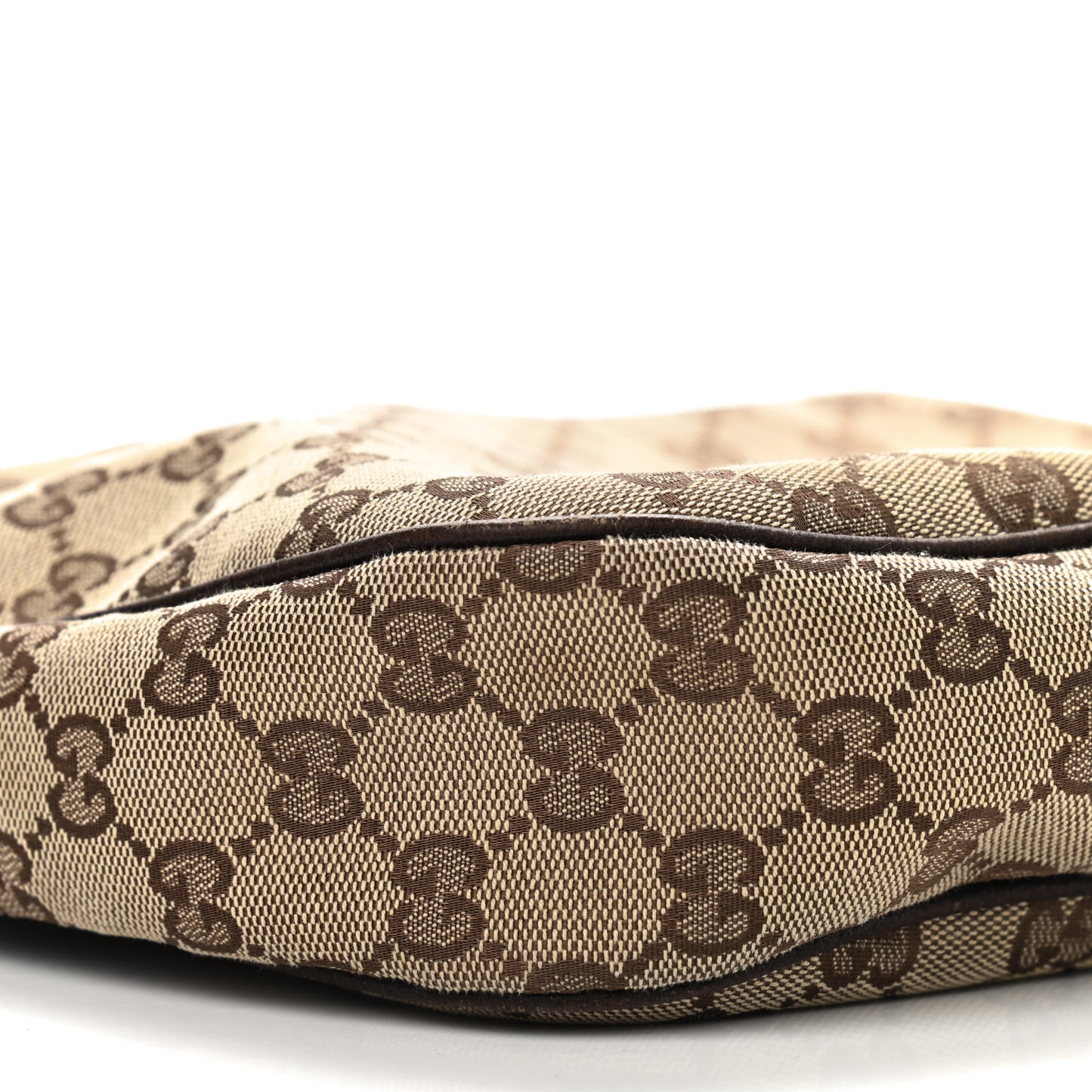 GG Monogram Medium Charmy Hobo Dark Brown