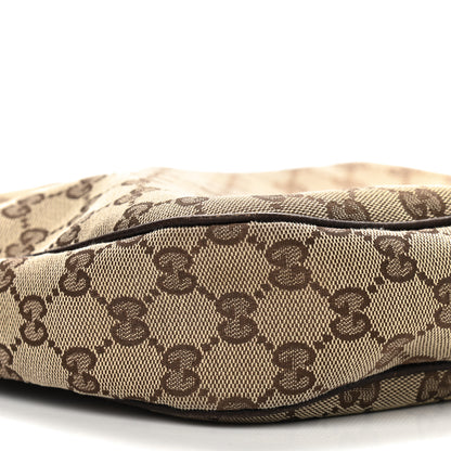 Gucci GG Monogram Medium Charmy Hobo Dark Brown 7 of 8