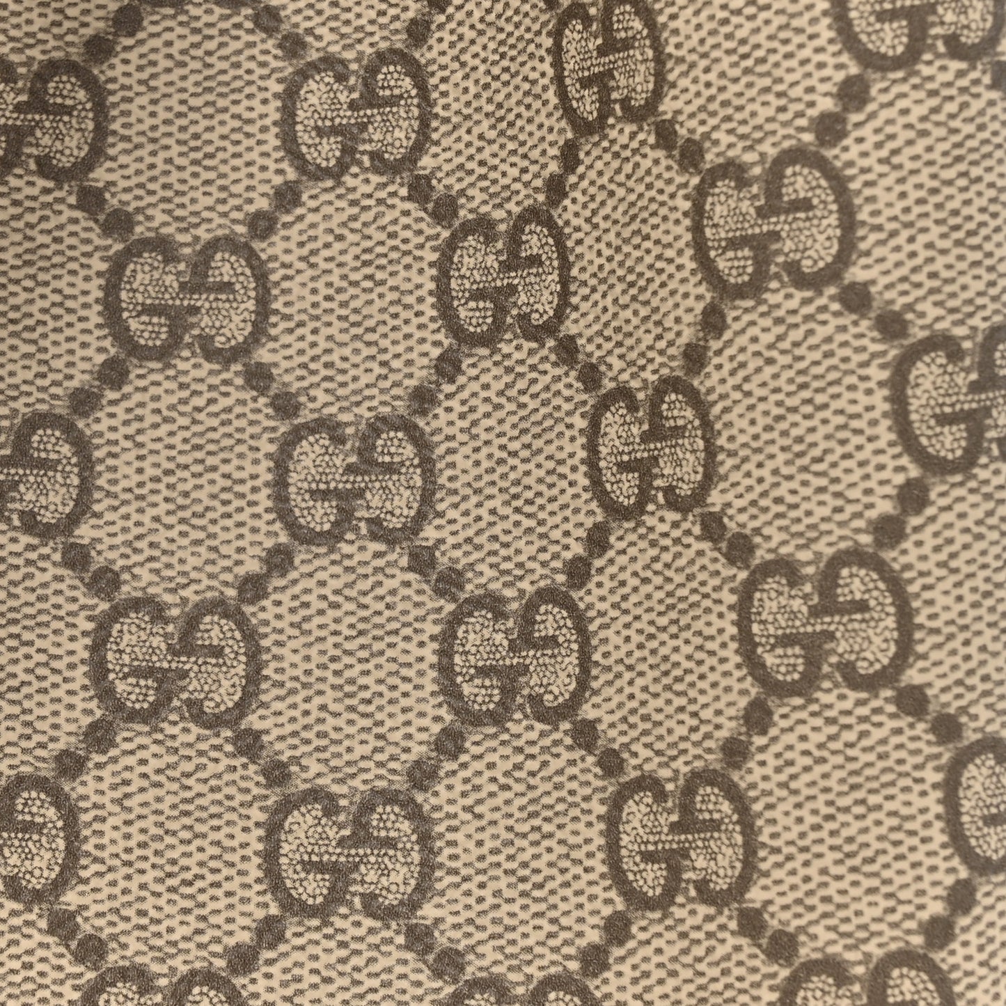 GG Supreme Monogram Emblem Mini Bucket Bag Beige Dark Brown Black