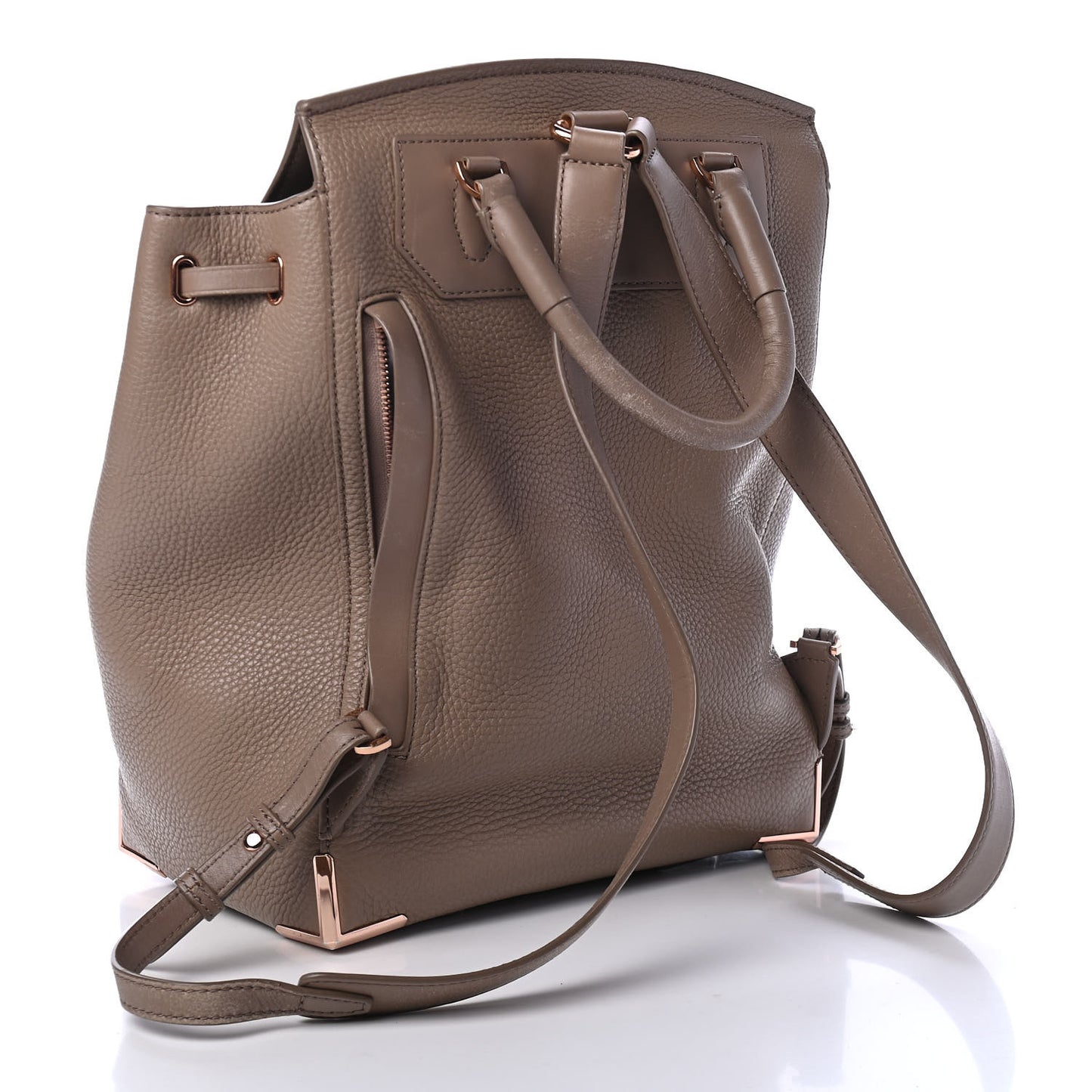 Calfskin Prisma Skeletal Backpack Latte