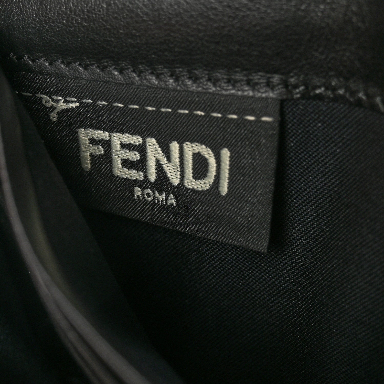 Fendi Vitello Liberty Century Lucido By The Way Continental Wallet On Chain Black 6 of 9