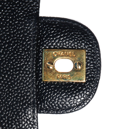 Chanel Caviar Jumbo Single Flap Black 7 of 9