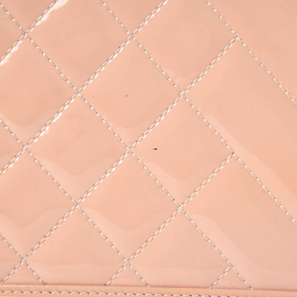 Chanel Patent Chevron New Medium Boy Flap Light Pink 11 of 16