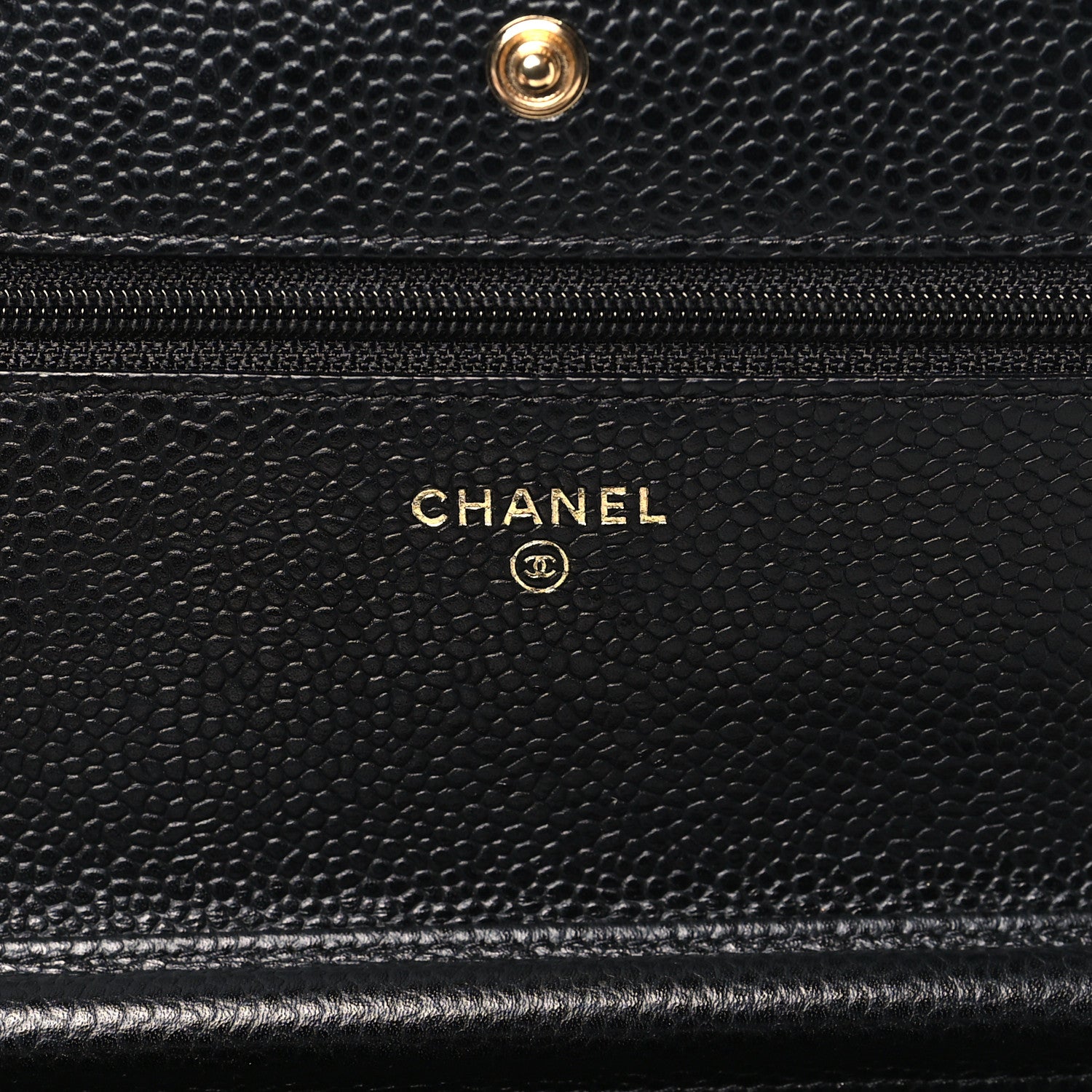 Chanel Caviar Quilted Wallet on Chain WOC Black 6 of 11