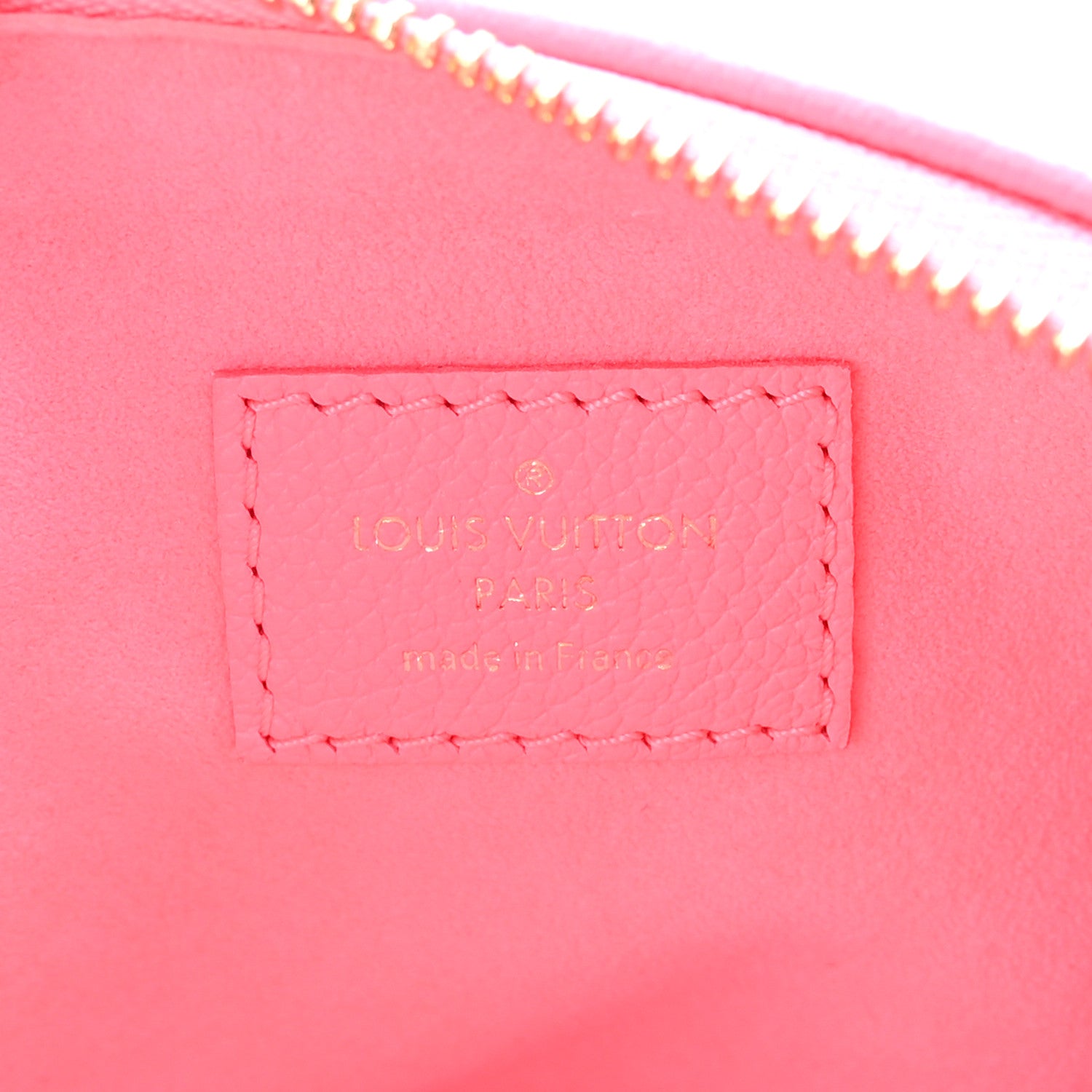 Louis Vuitton Calfskin Embossed Monogram Coussin BB Rose Fluo 6 of 9