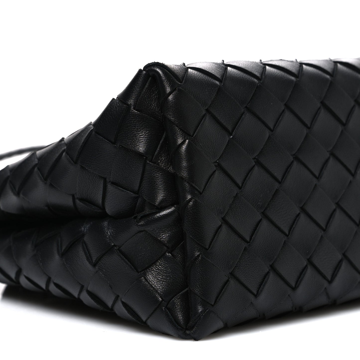 Nappa Intrecciato Small Andiamo Shoulder Bag Black