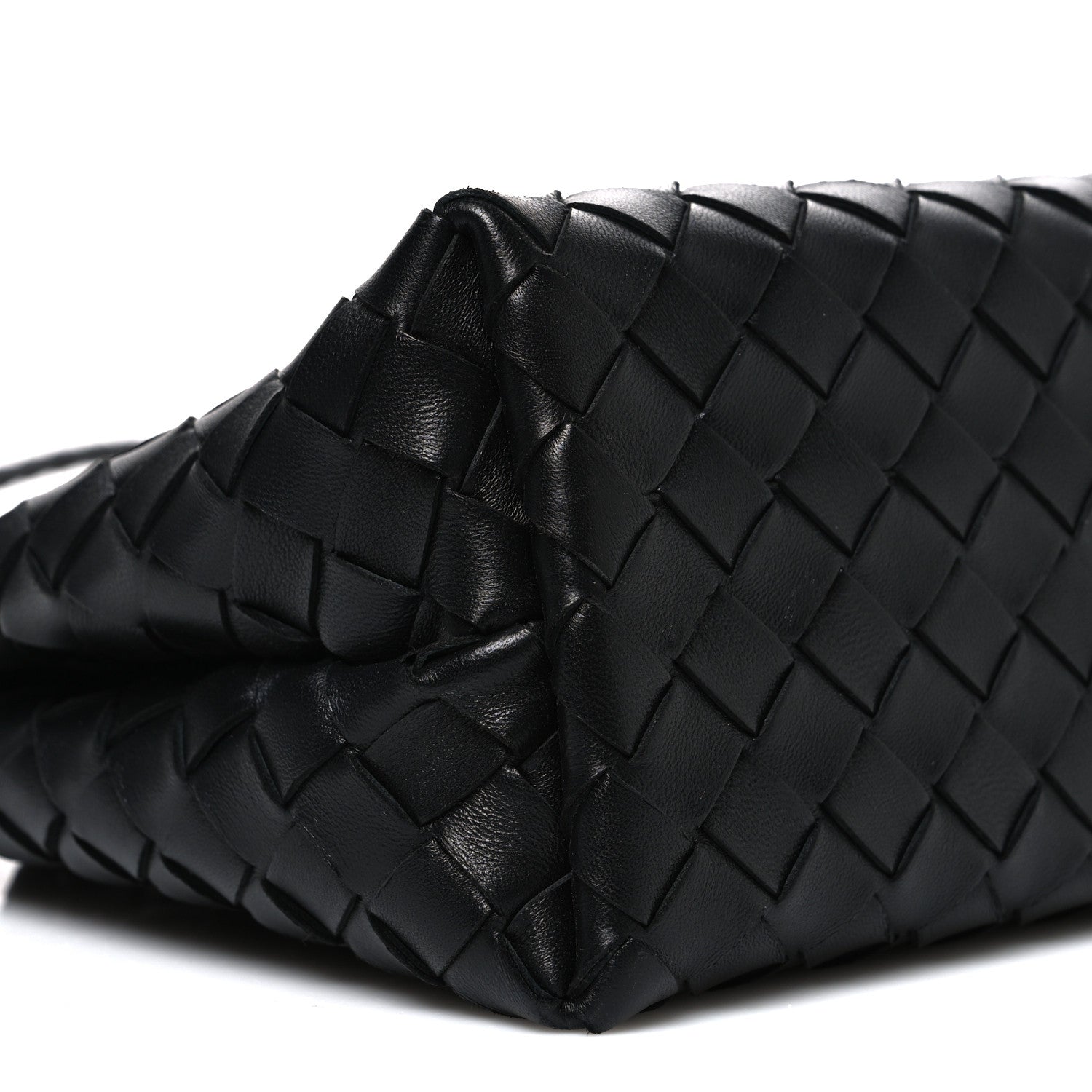 Bottega Veneta Nappa Intrecciato Small Andiamo Shoulder Bag Black 7 of 8
