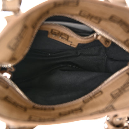 Balenciaga Coated Canvas BB Monogram Neo Cagole Handbag XS Beige Brown 6 of 11