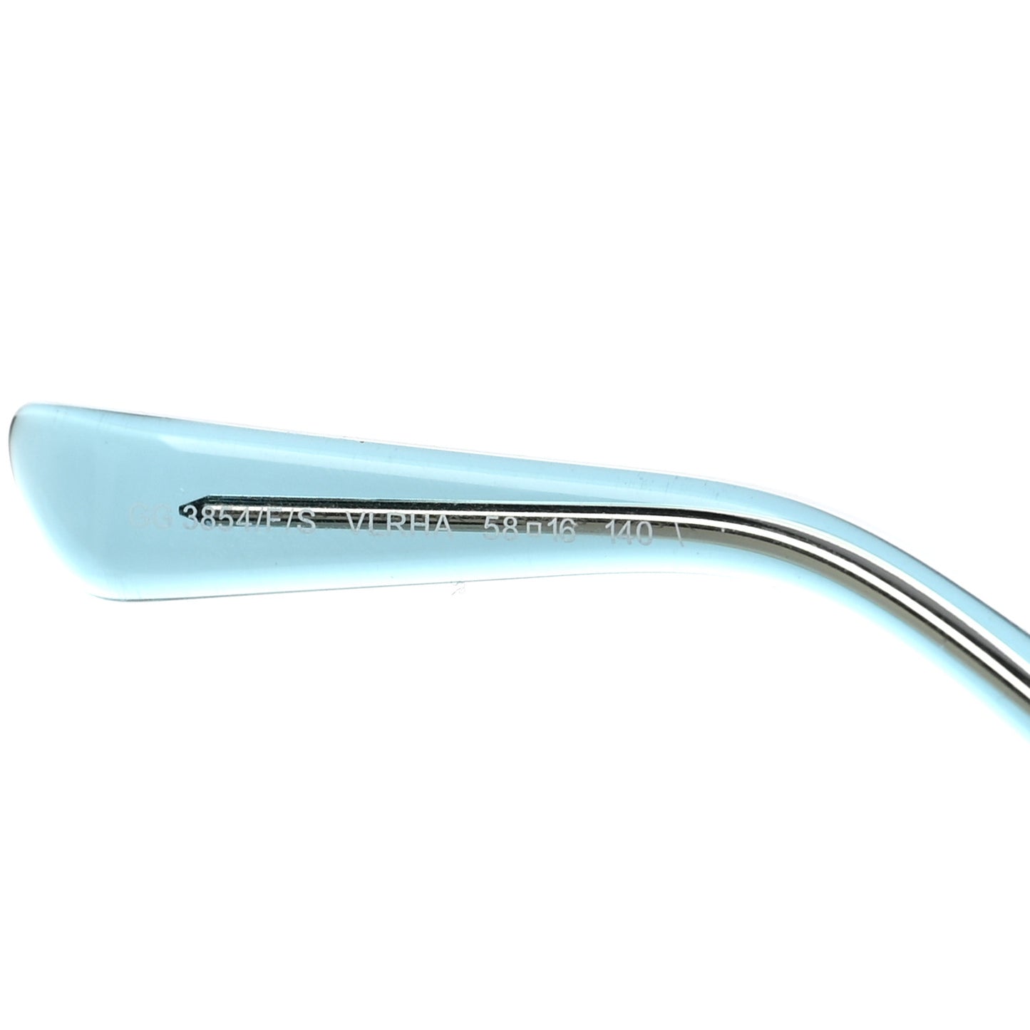 Round Frame Sunglasses GG3845/F/S Turquoise