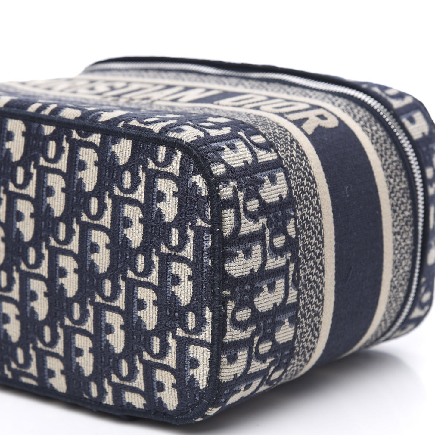 Oblique Diortravel Vanity Case Blue