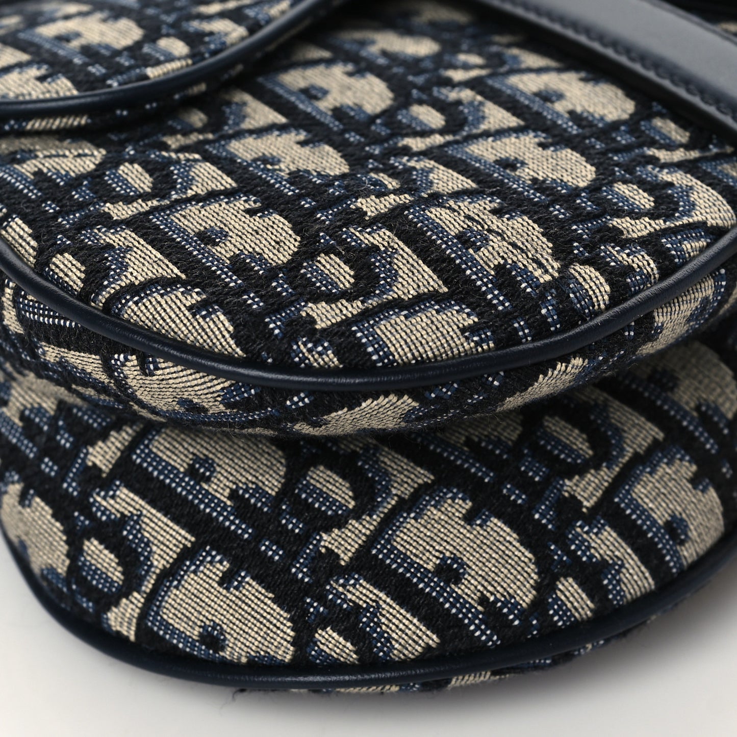 Oblique Mini Saddle Bag Blue