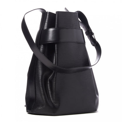 Louis Vuitton Epi Sac D'Epaule GM Black 2 of 7
