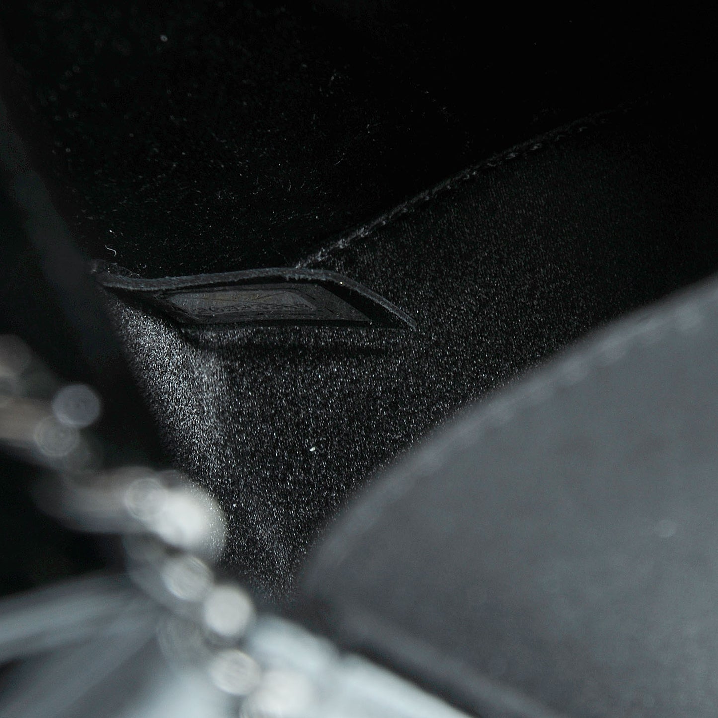 Patent Milk Carton Bag Black