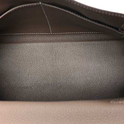 Hermes Togo Kelly Retourne 28 Etoupe 5 of 10