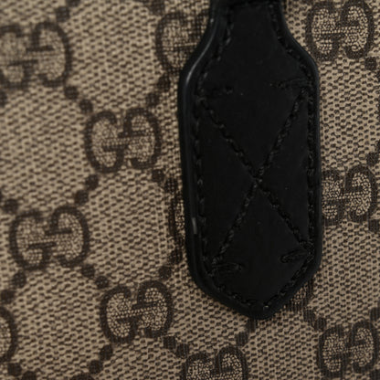 Gucci GG Supreme Monogram Medium Zippered Tote Black 11 of 11