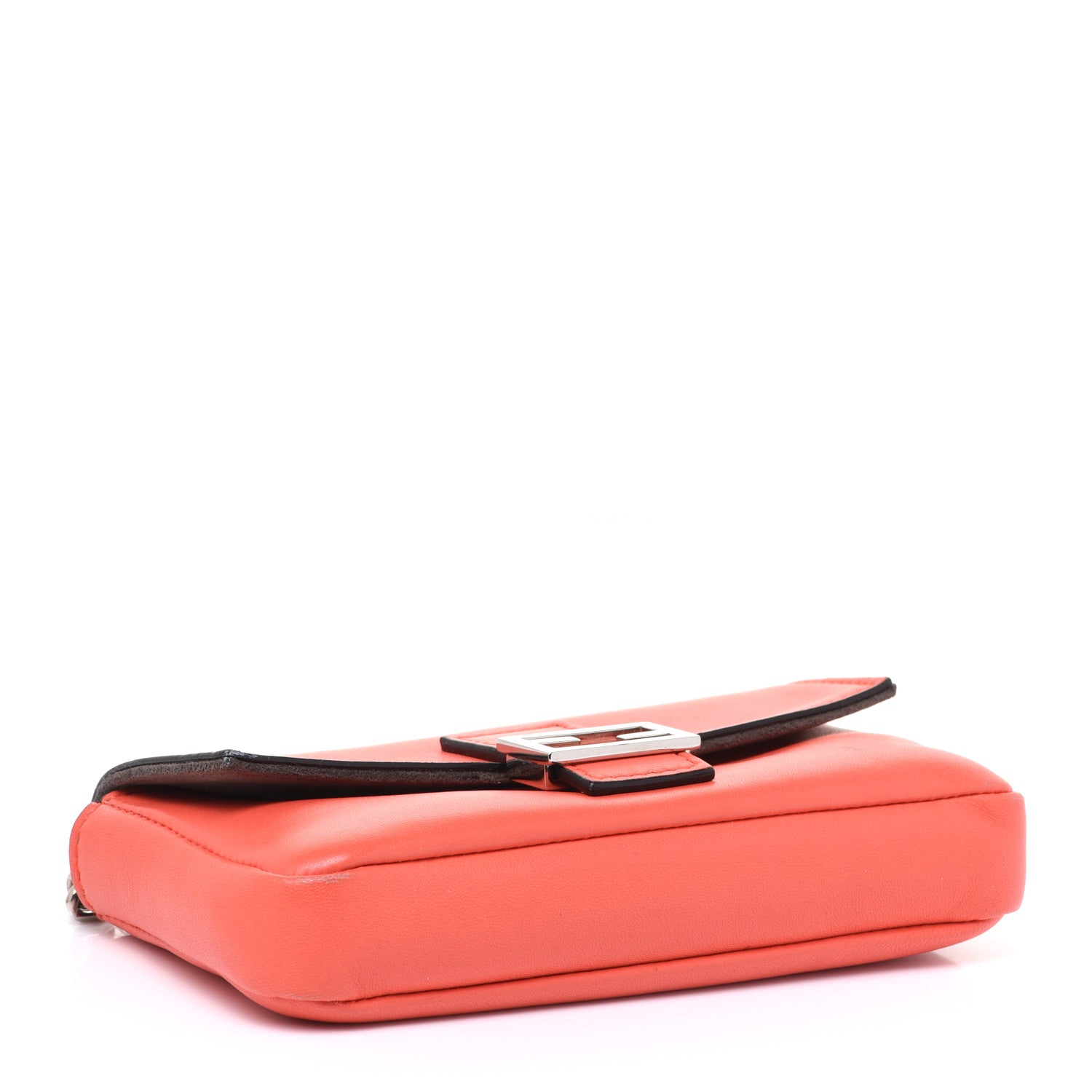 Fendi Shiny Nappa Micro Baguette Papavero 4 of 14