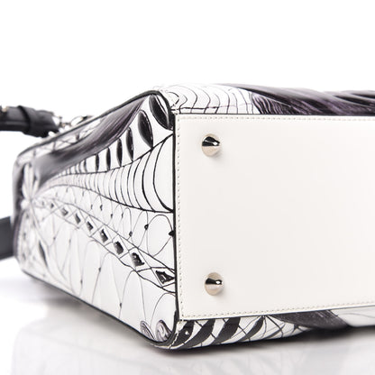 Christian Dior Calfskin Quilted Jack Pierson Art Lady Dior White Black Multicolor 6 of 9