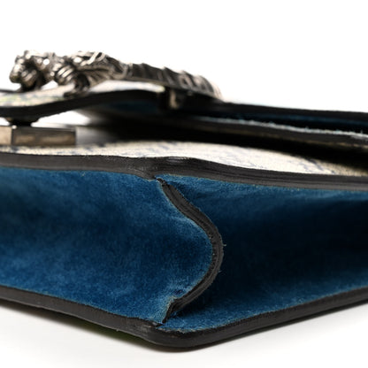 Gucci GG Supreme Monogram Blooms Mini Dionysus Shoulder Bag Beige Navy Vintage Blue 10 of 12