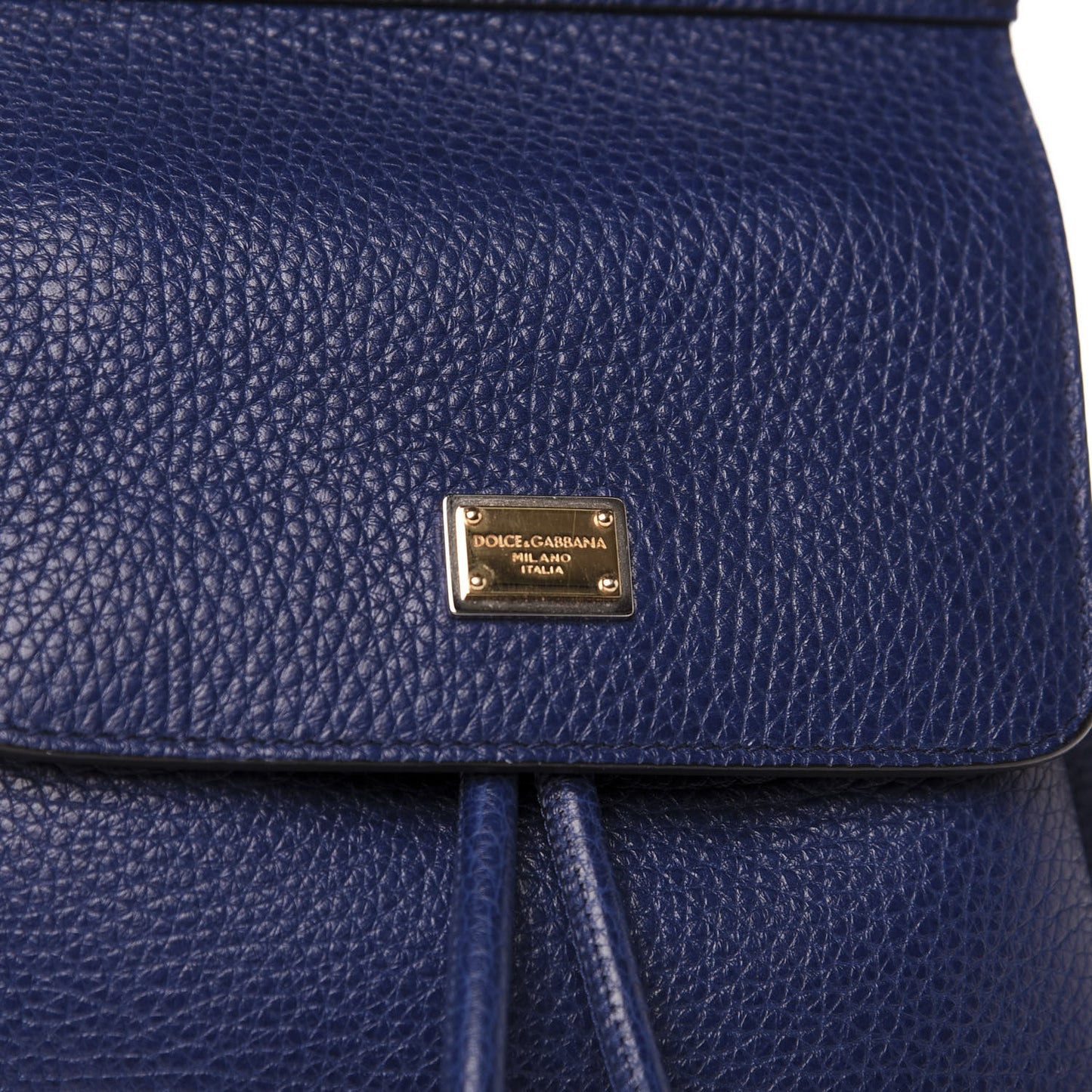 Calfskin Mini Miss Sicily Backpack Blue