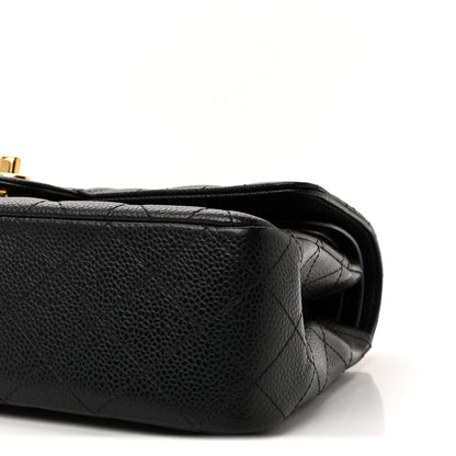 Chanel Caviar Quilted Medium Double Flap Black 10 of 10