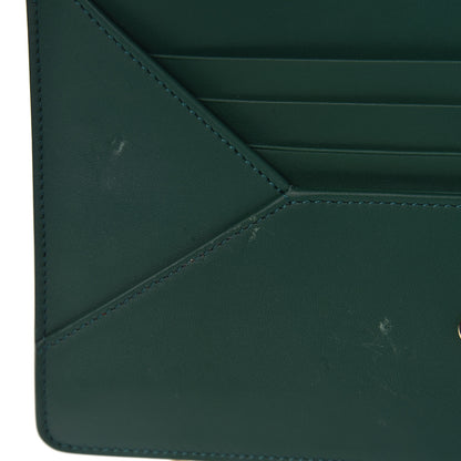 Chloe Calfskin Chain Wallet Green 9 of 14