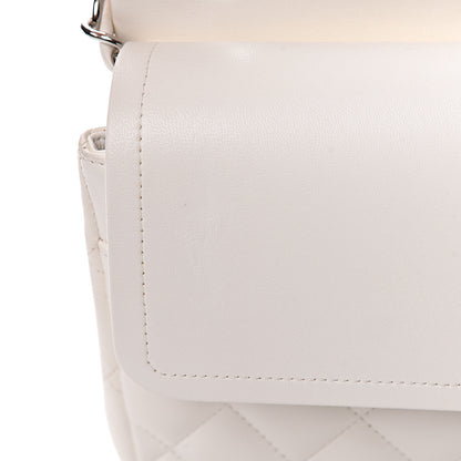 Chanel Lambskin Quilted Jumbo Double Flap White 10 of 14