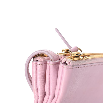 Celine Lambskin Small Trio Crossbody Bag Pink 11 of 12