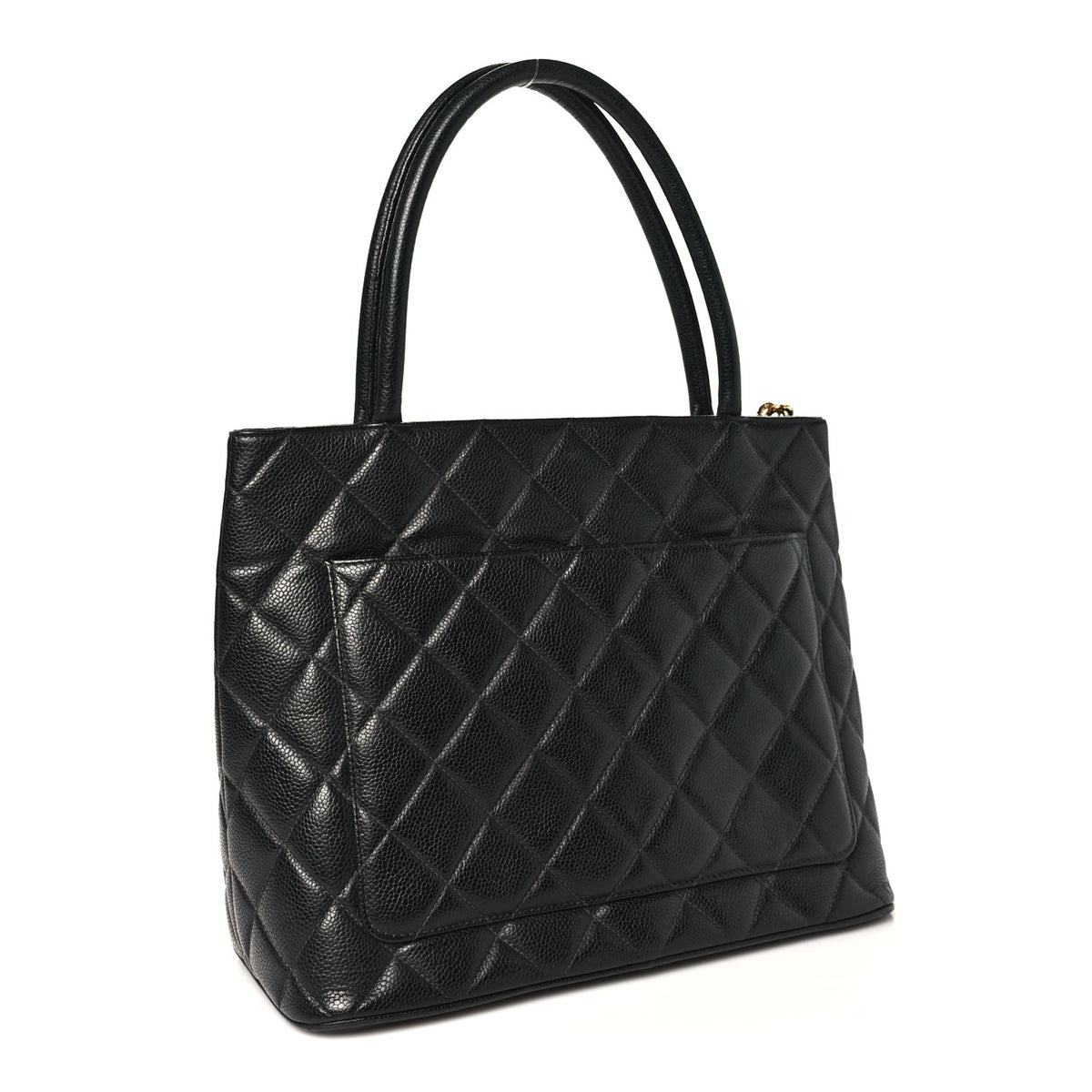 Chanel Caviar Quilted Medallion Tote Black 3 of 10