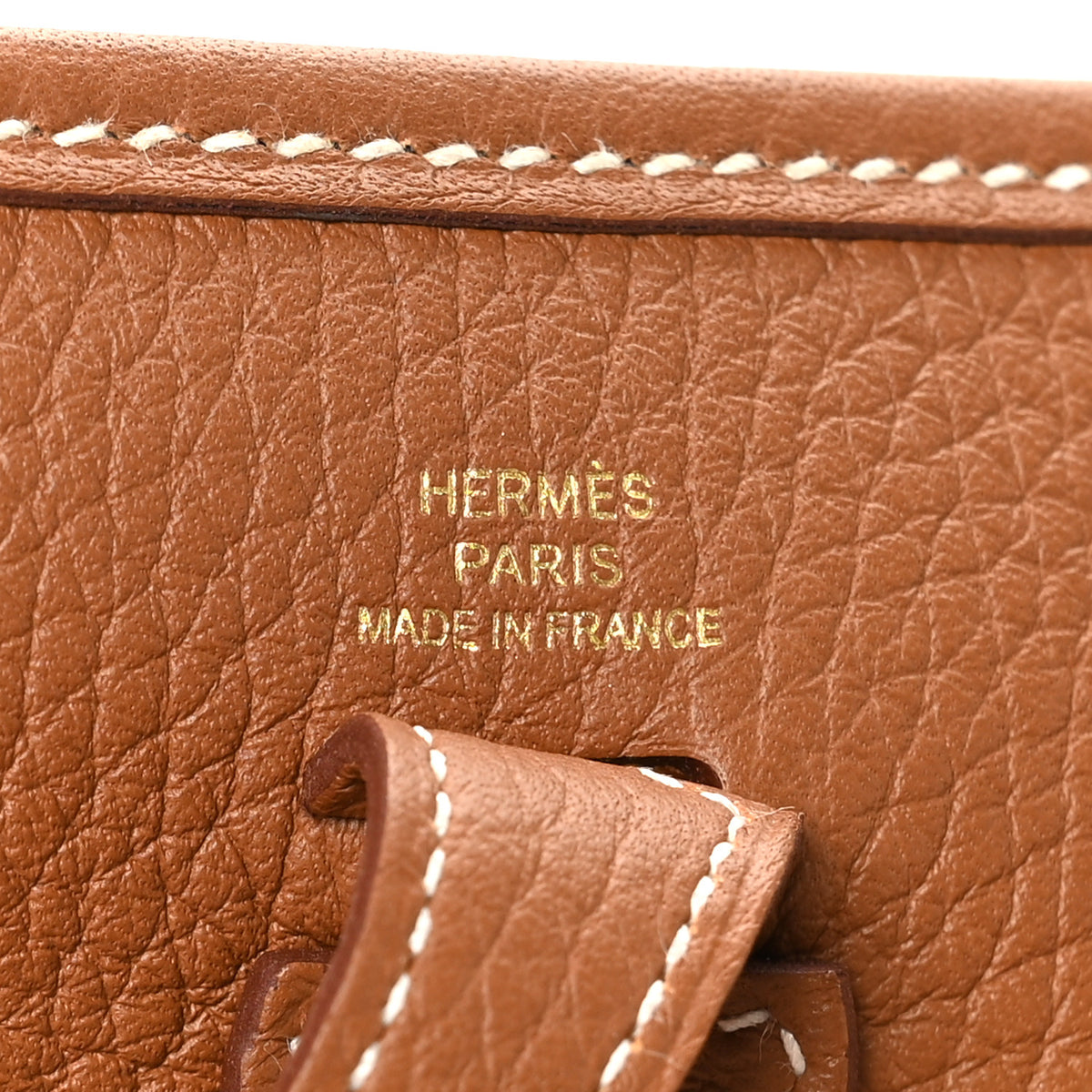 Hermes Taurillon Clemence Evelyne TPM Gold 6 of 11