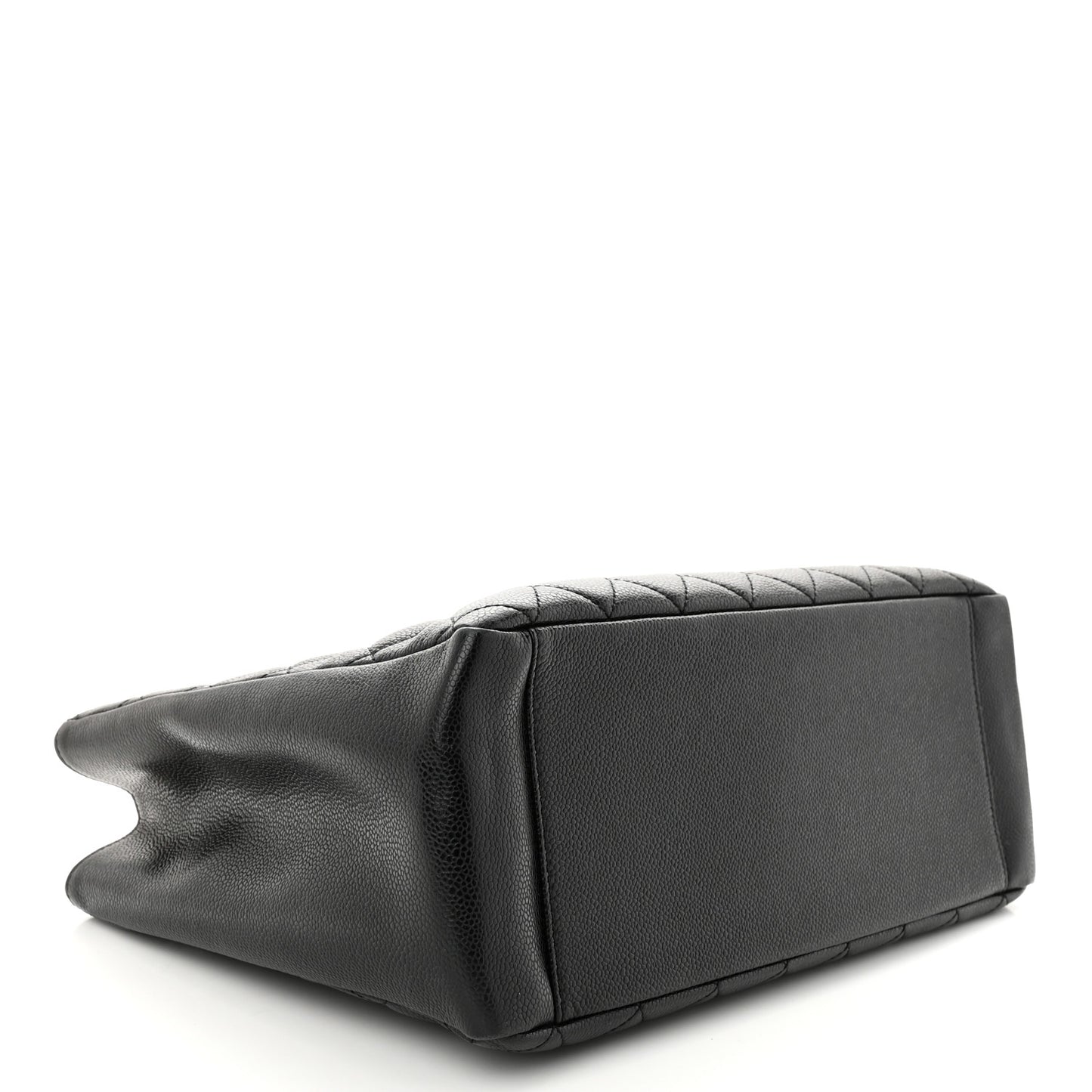 Caviar Quilted Grand Shopping Tote GST Black