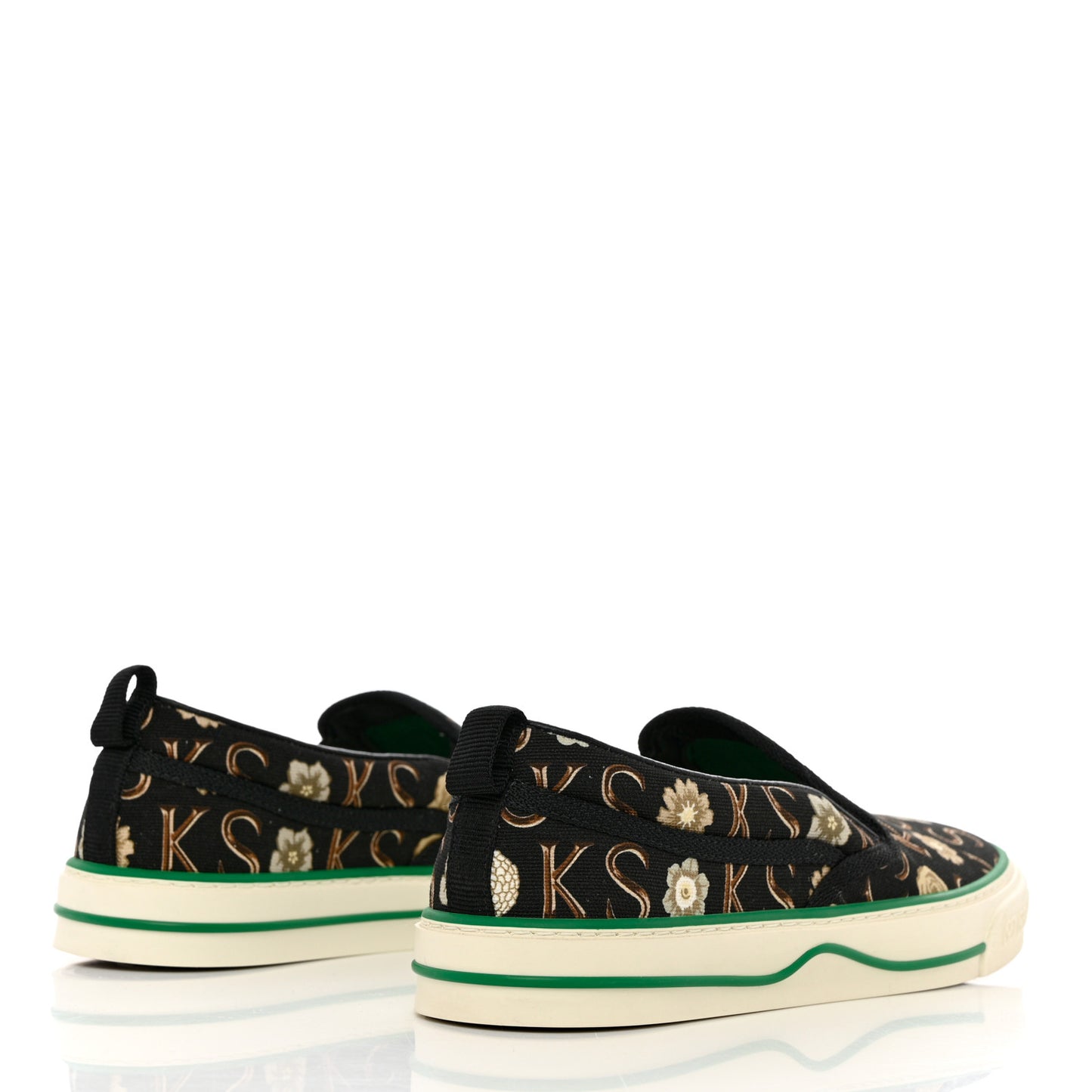 X KEN SCOTT Cotton Web Floral Mens 1977 Slip-On Sneakers 7 Multicolor