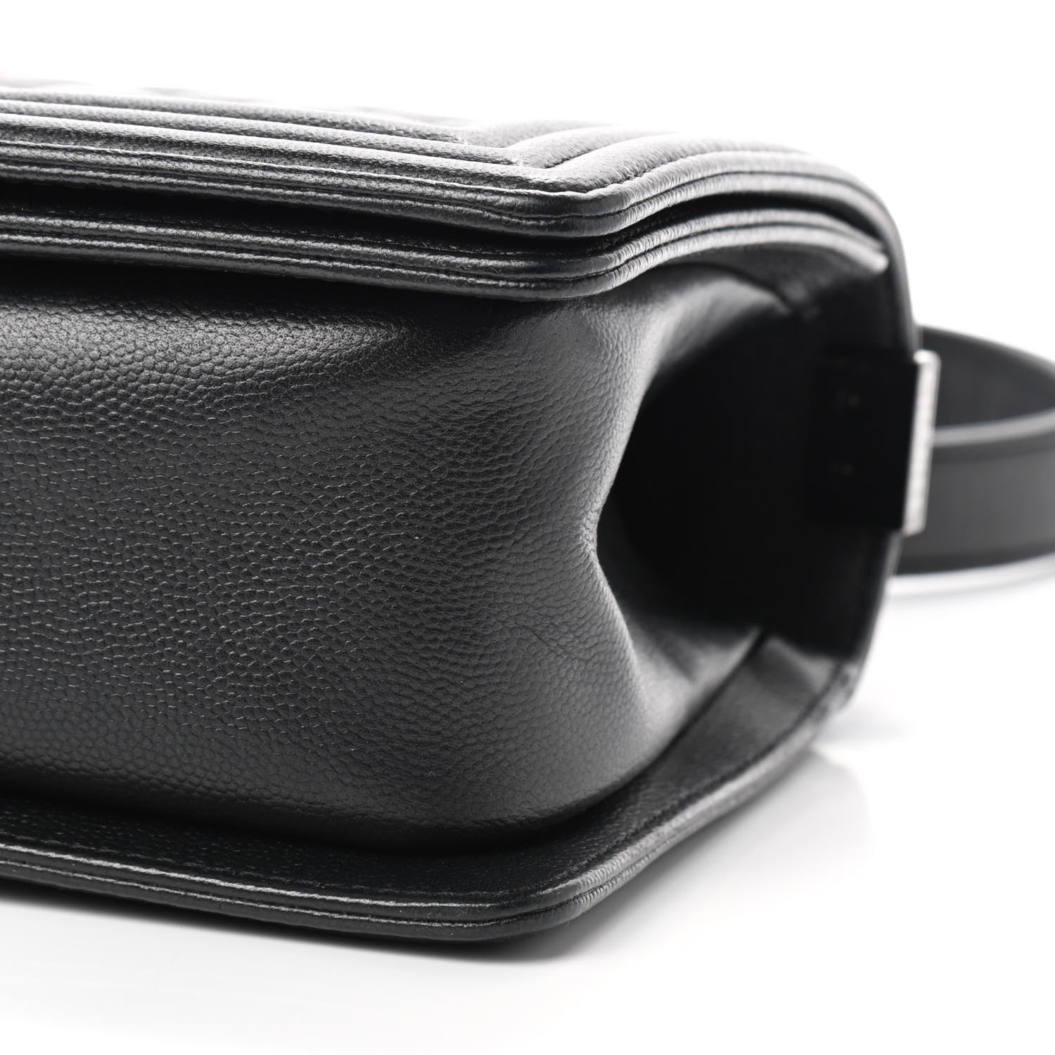 Chanel Caviar Quilted Medium Boy Flap So Black 9 of 9