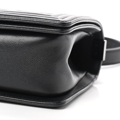 Chanel Caviar Quilted Medium Boy Flap So Black 9 of 9