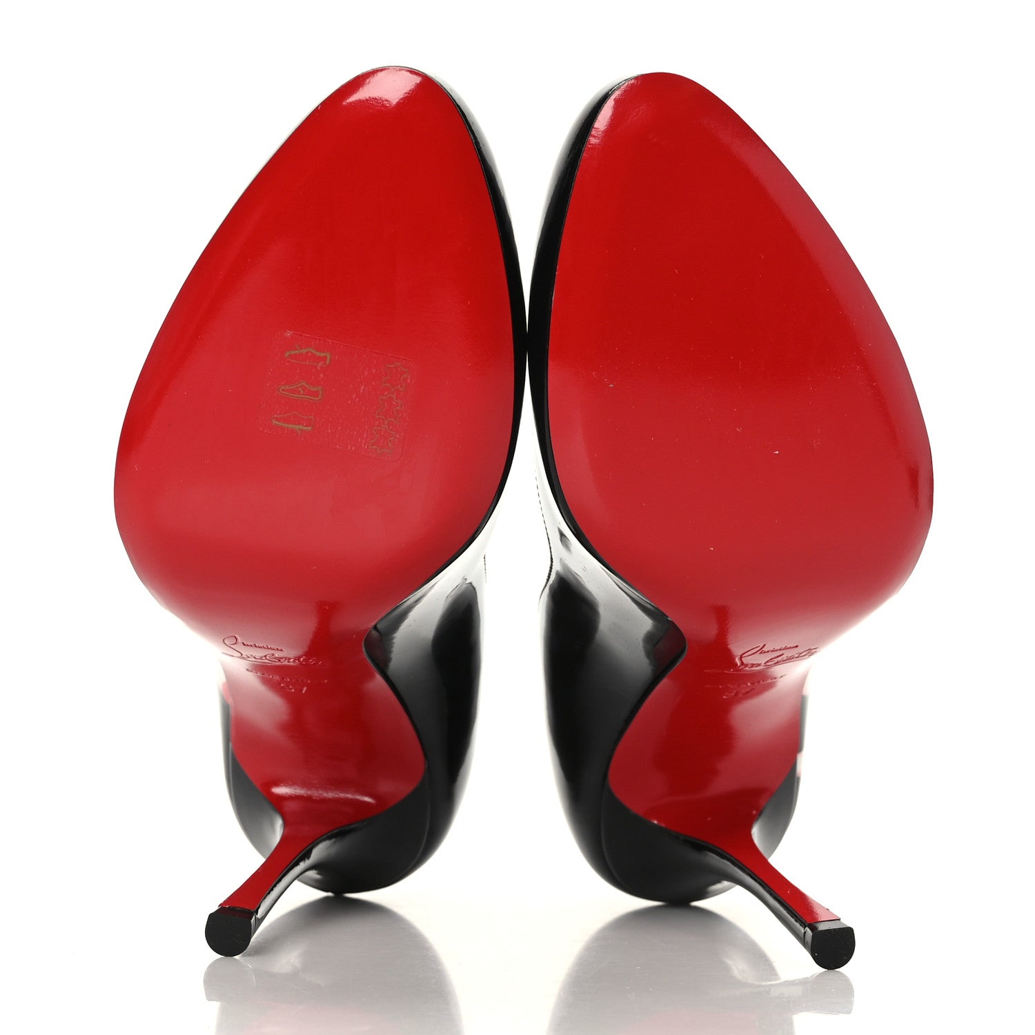 Christian Louboutin Patent Pinupina 100 Pumps 37 Black 5 of 7