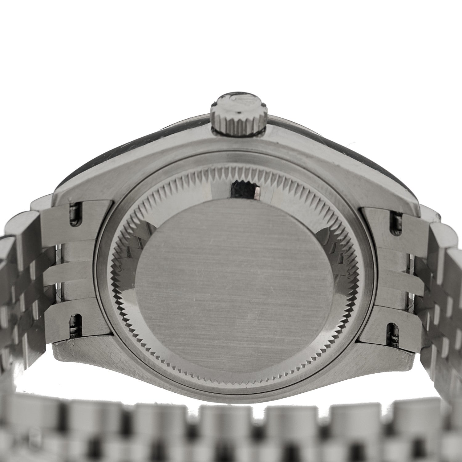 Rolex Stainless Steel 18K White Gold 28mm Oyster Perpetual Datejust Watch Black 279174 4 of 5