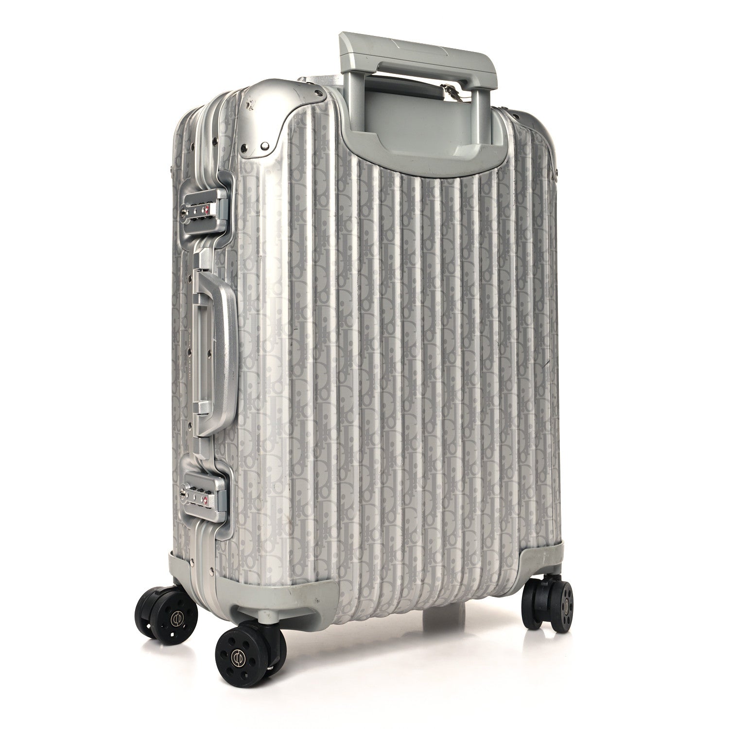 Christian Dior X RIMOWA Aluminum Gradient Cabin Luggage Silver 2 of 15