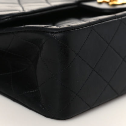 Chanel Lambskin Quilted Medium Double Flap Black 8 of 9