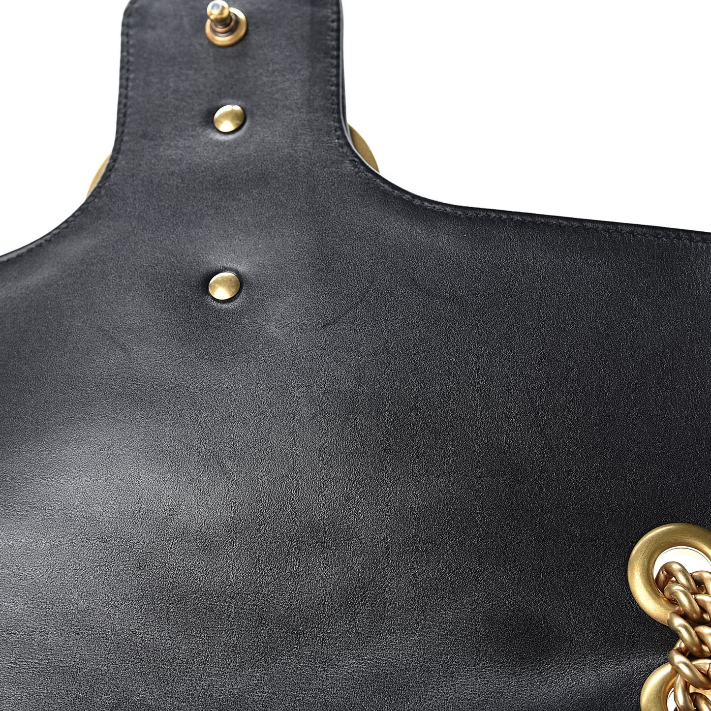 Calfskin Matelasse Medium GG Marmont Shoulder Bag Black